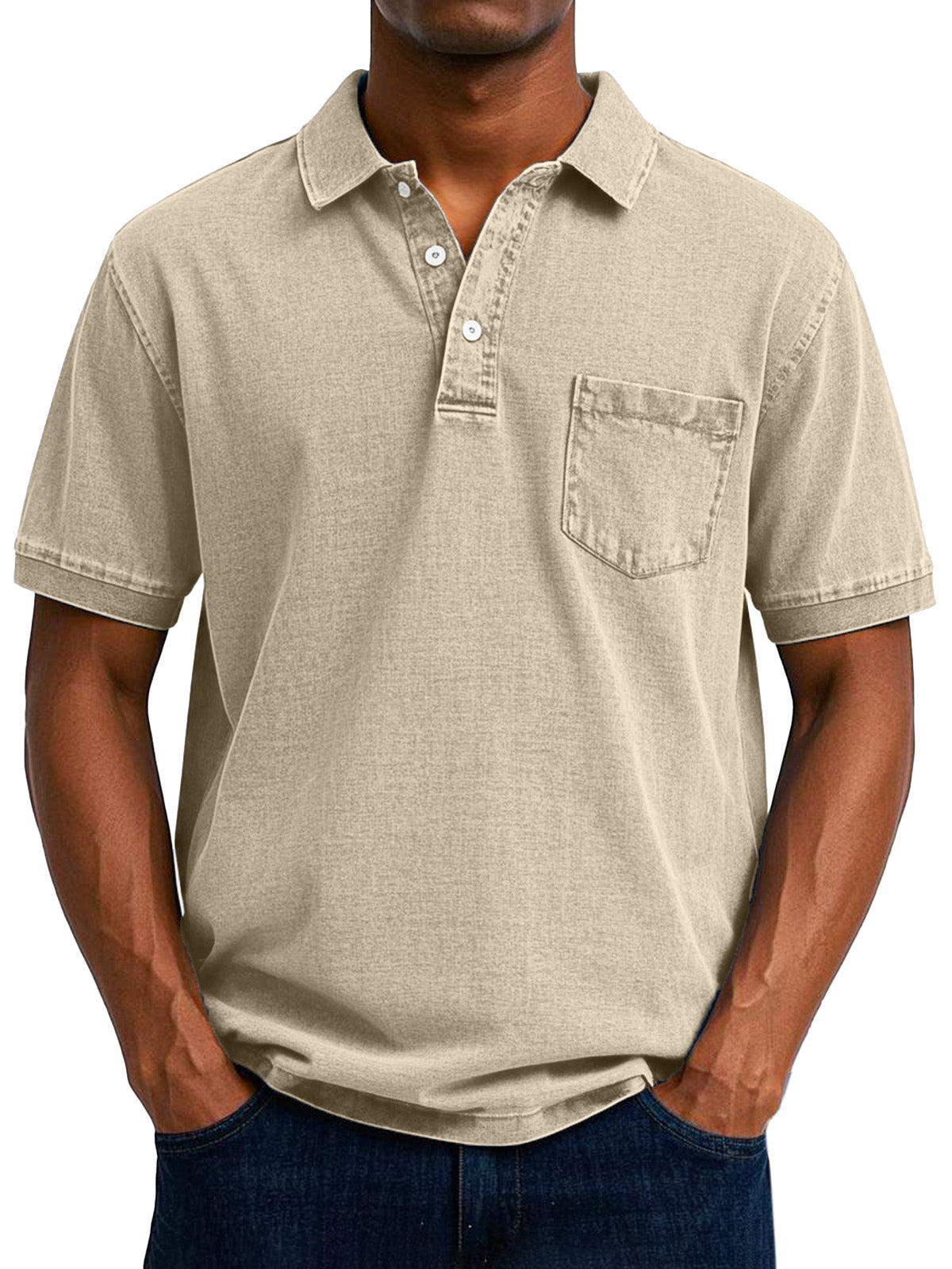 Maxime™ | Camisa polo casual vintage para homem