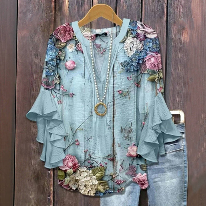 Camicia™  | Linda blusa floral para primavera e o verão