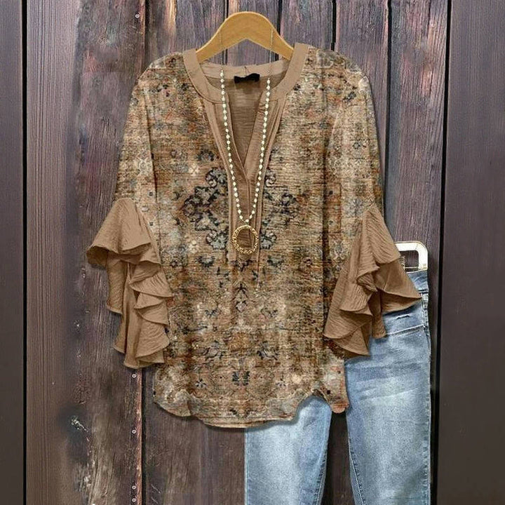 Camicia™  | Linda blusa floral para primavera e o verão
