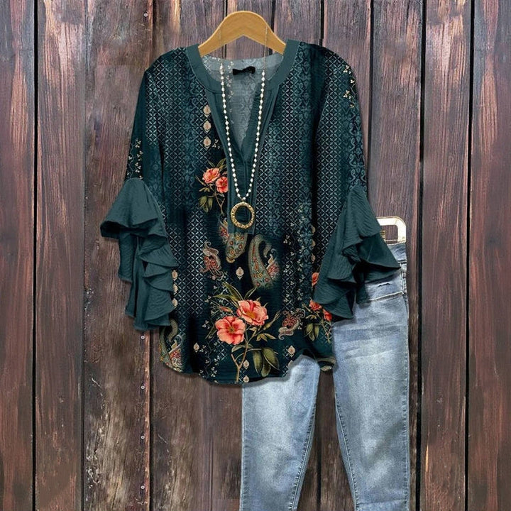 Camicia™  | Linda blusa floral para primavera e o verão