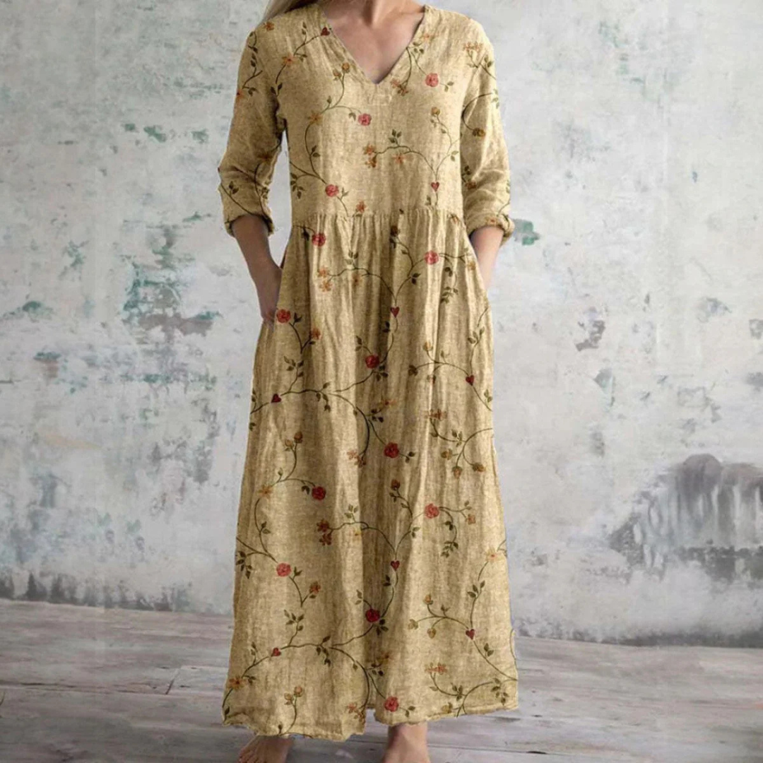 Aisling™ - Vestido de verão elegante em alta qualidade com padrão floral
