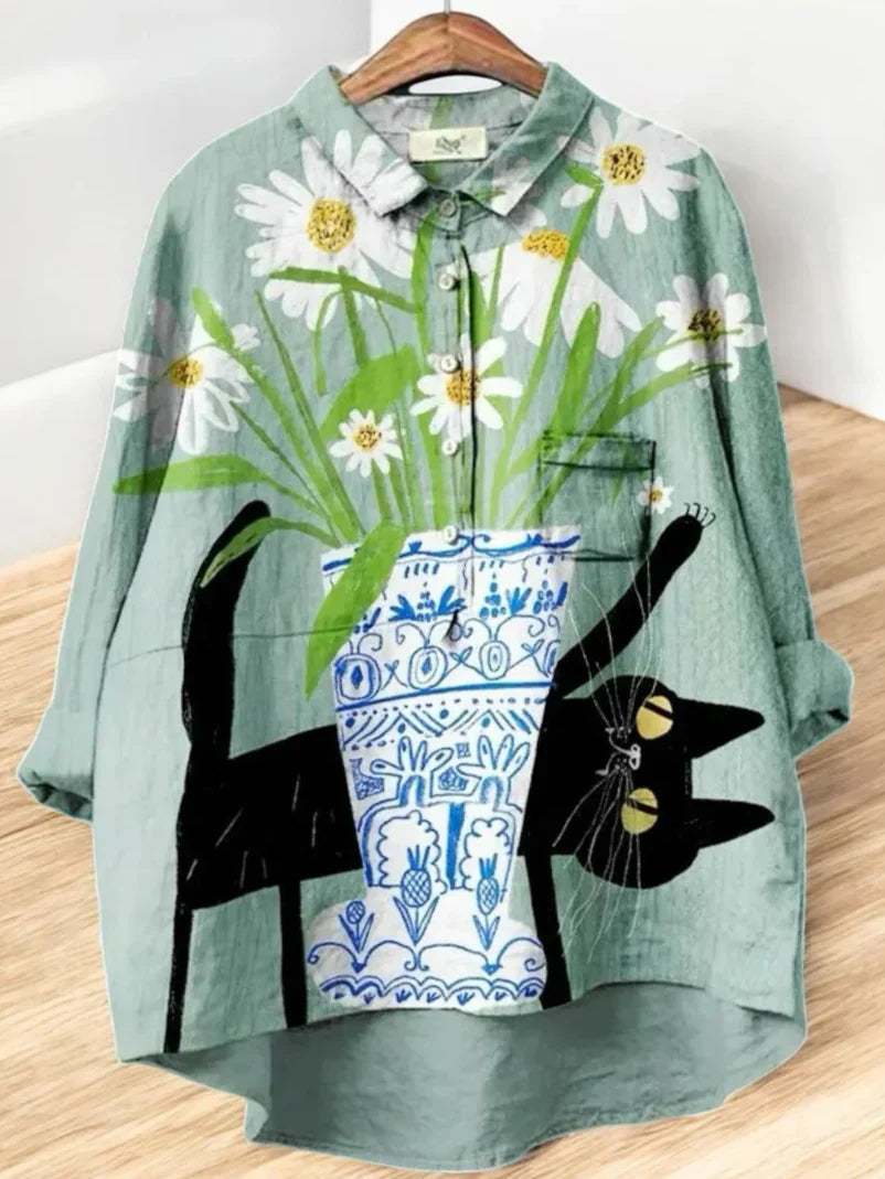 Erna | Blusas florais clássicas