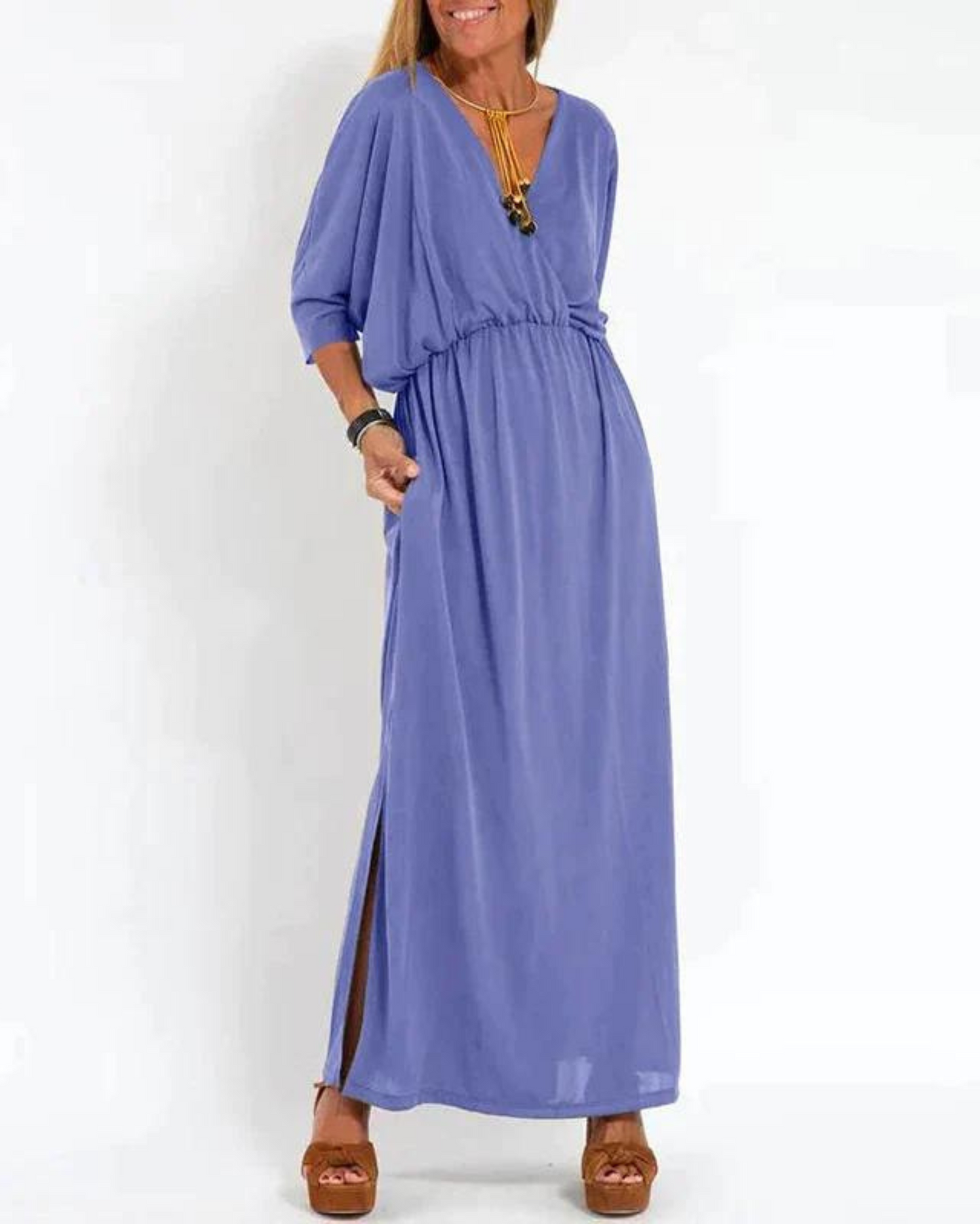 LANI – Vestido longo vintage