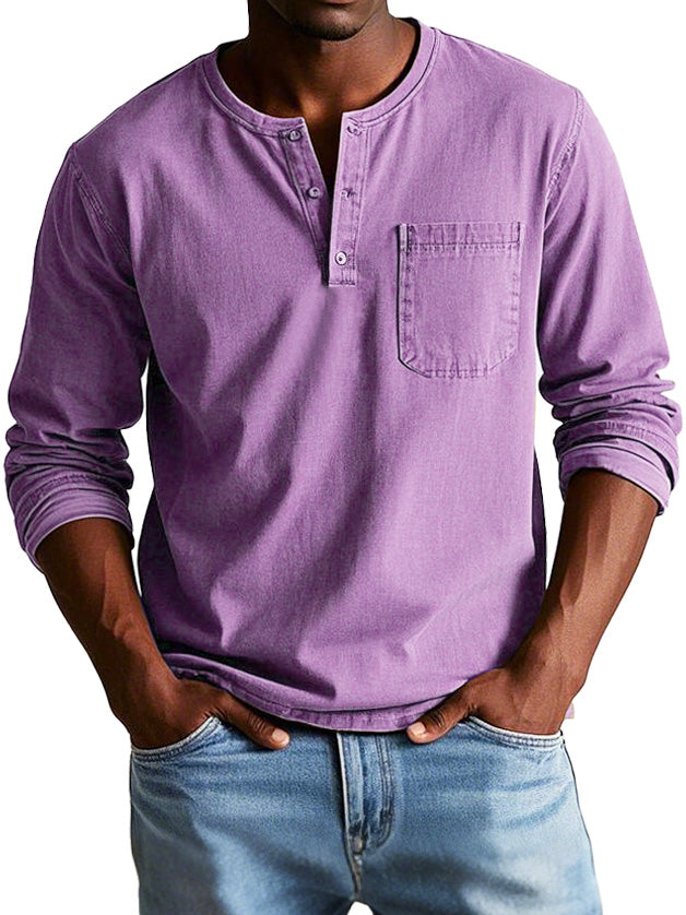 Lenoir™ | Camisa vintage de manga comprida