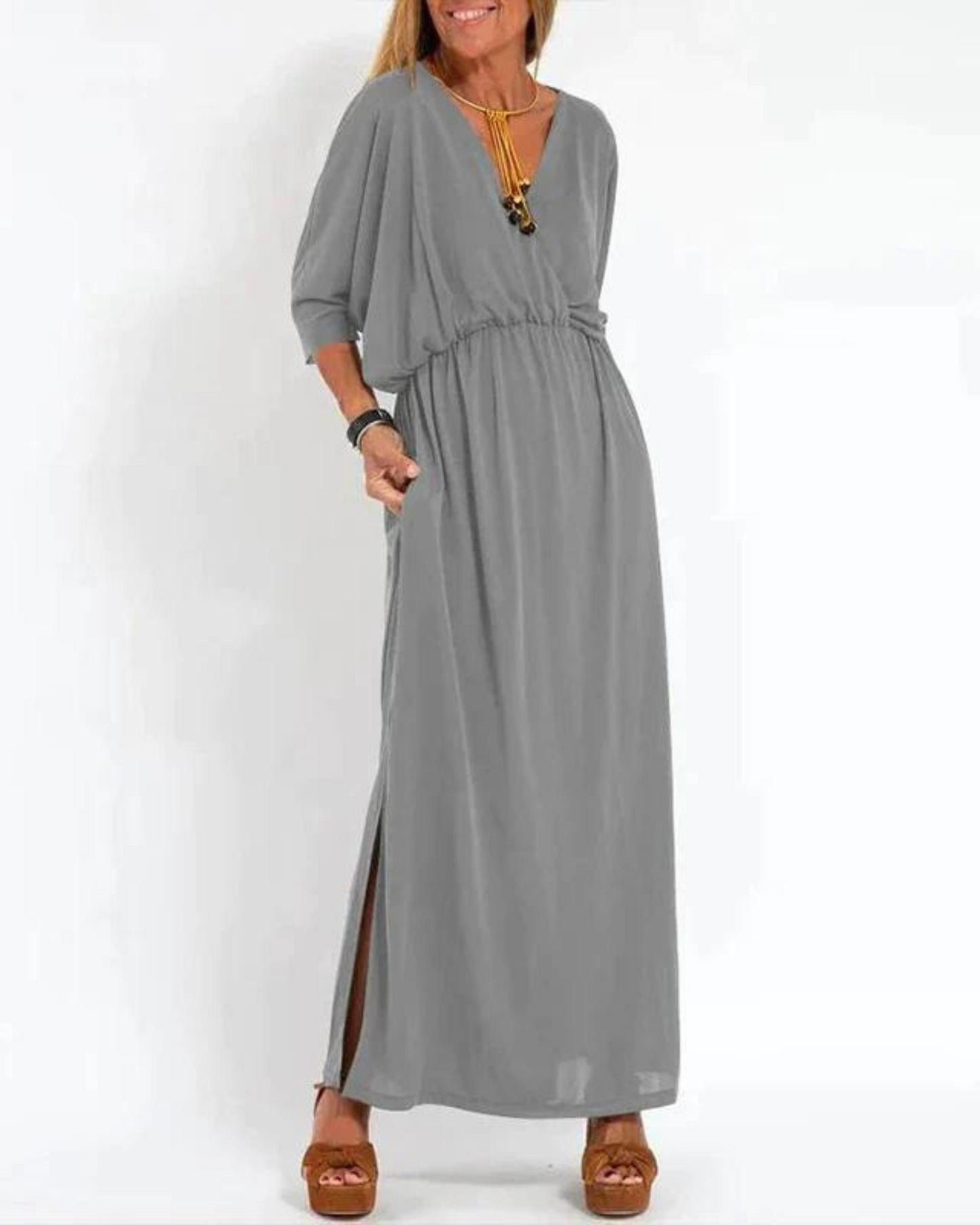 LANI – Vestido longo vintage