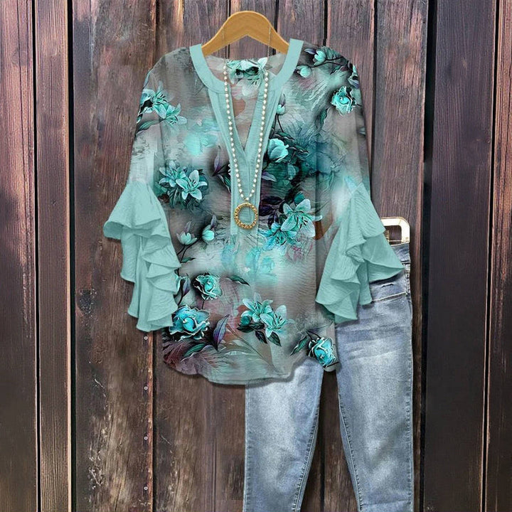 Camicia™  | Linda blusa floral para primavera e o verão
