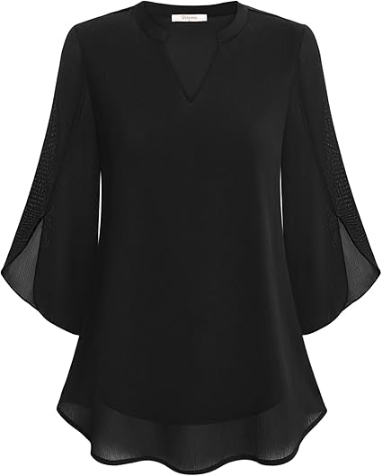 Annelyn | Blusa Luxuosa em Camadas
