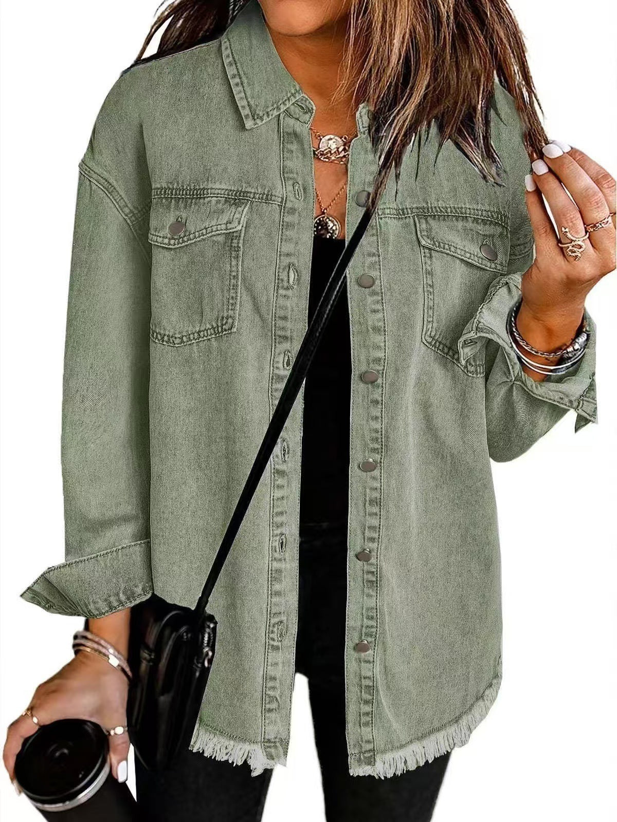 Stefania™ | Jaqueta jeans atemporal