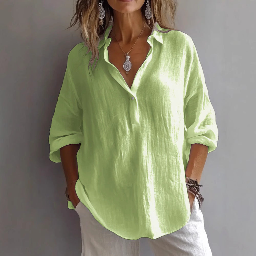 Isalina™ – Blusa Elegância Descontraída
