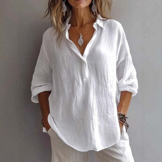Isalina™ – Blusa Elegância Descontraída