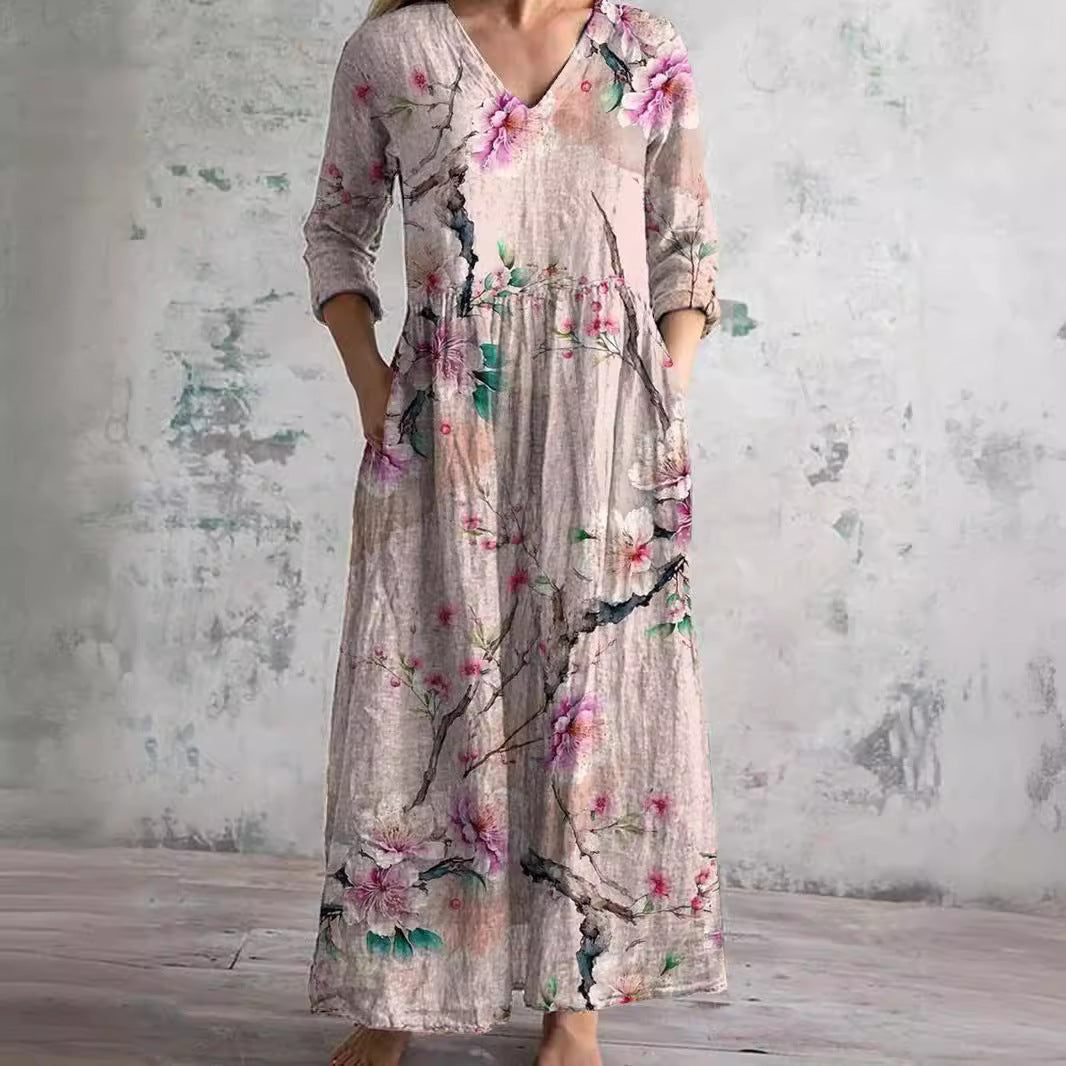 Aisling™ - Vestido de verão elegante em alta qualidade com padrão floral