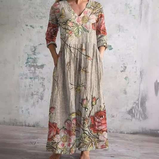 Aisling™ - Vestido de verão elegante em alta qualidade com padrão floral