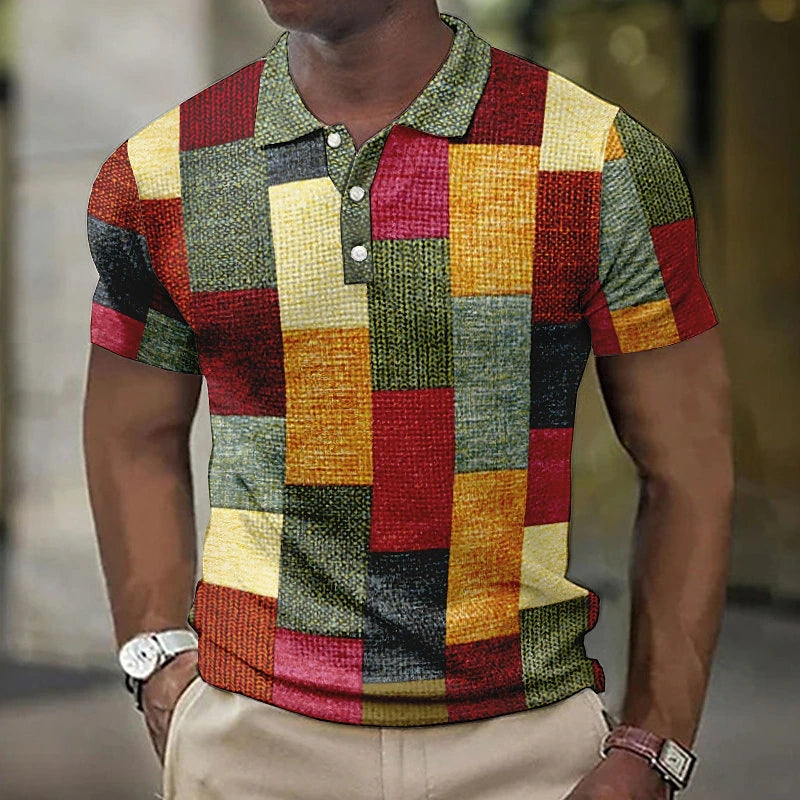 Raffaele™ POLO MULTICOLORIDO EM ESTILO MODERNO
