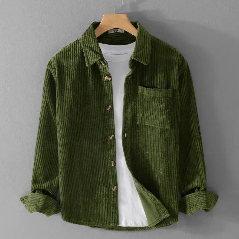 Rafael™ | Camisa de veludo cotelê