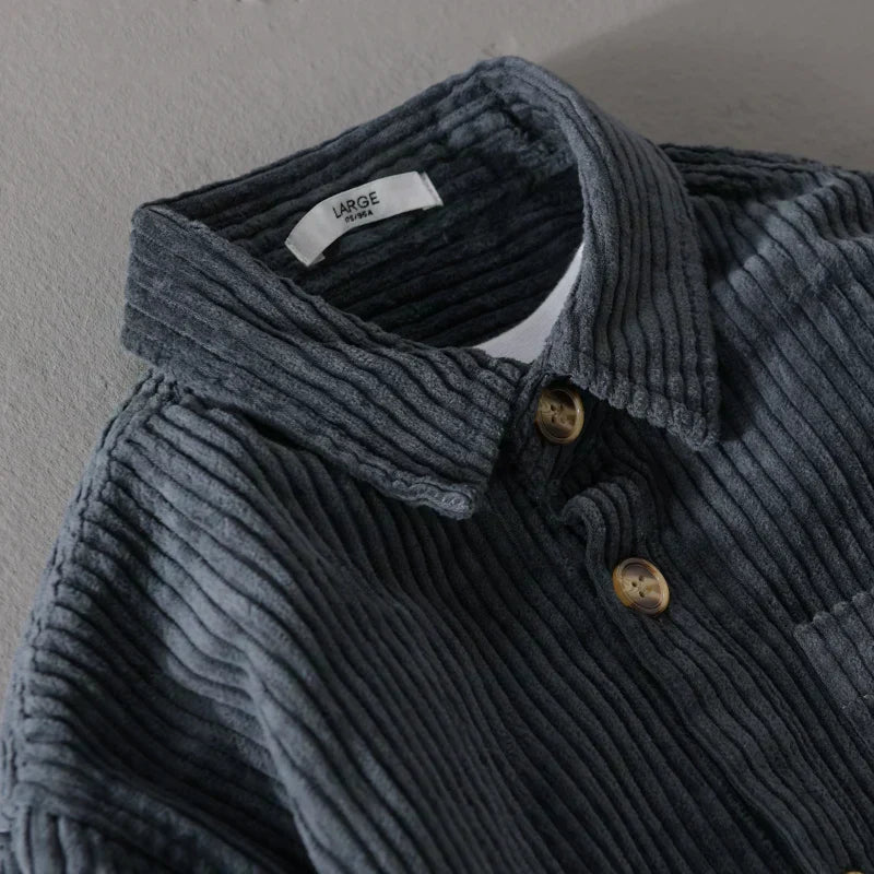 Rafael™ | Camisa de veludo cotelê