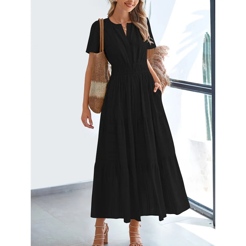 NATALIE™ - VESTIDO ELEGANTE E LISONJANTE