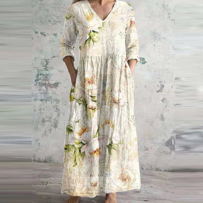 Aisling™ - Vestido de verão elegante em alta qualidade com padrão floral