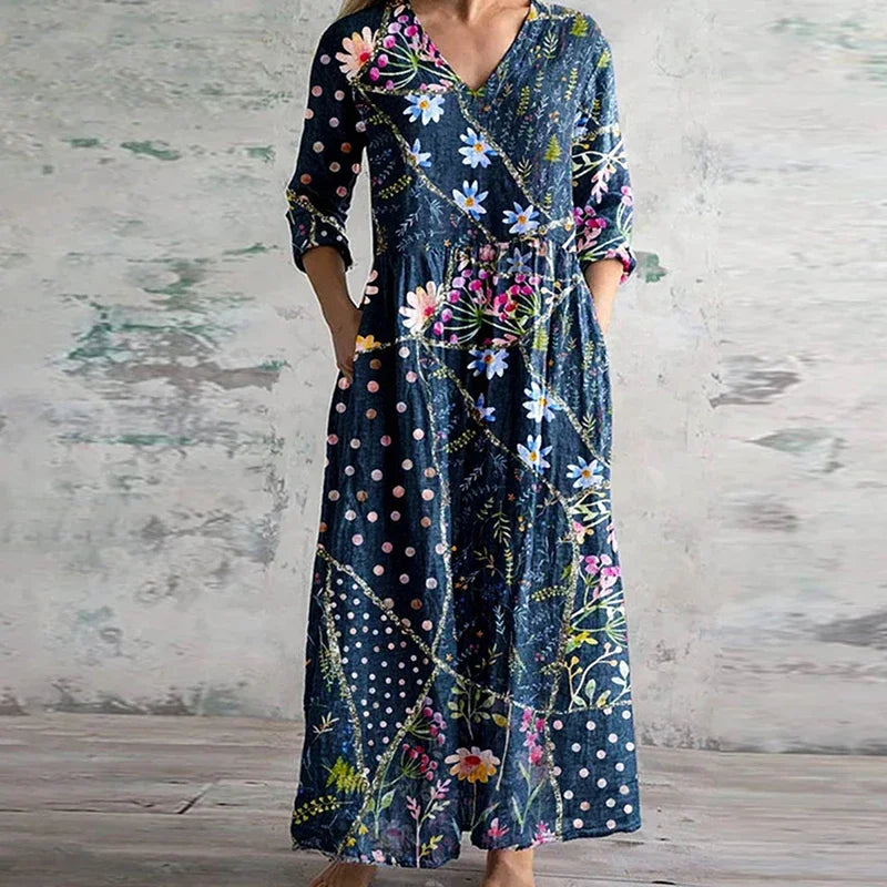 Aisling™ - Vestido de verão elegante em alta qualidade com padrão floral