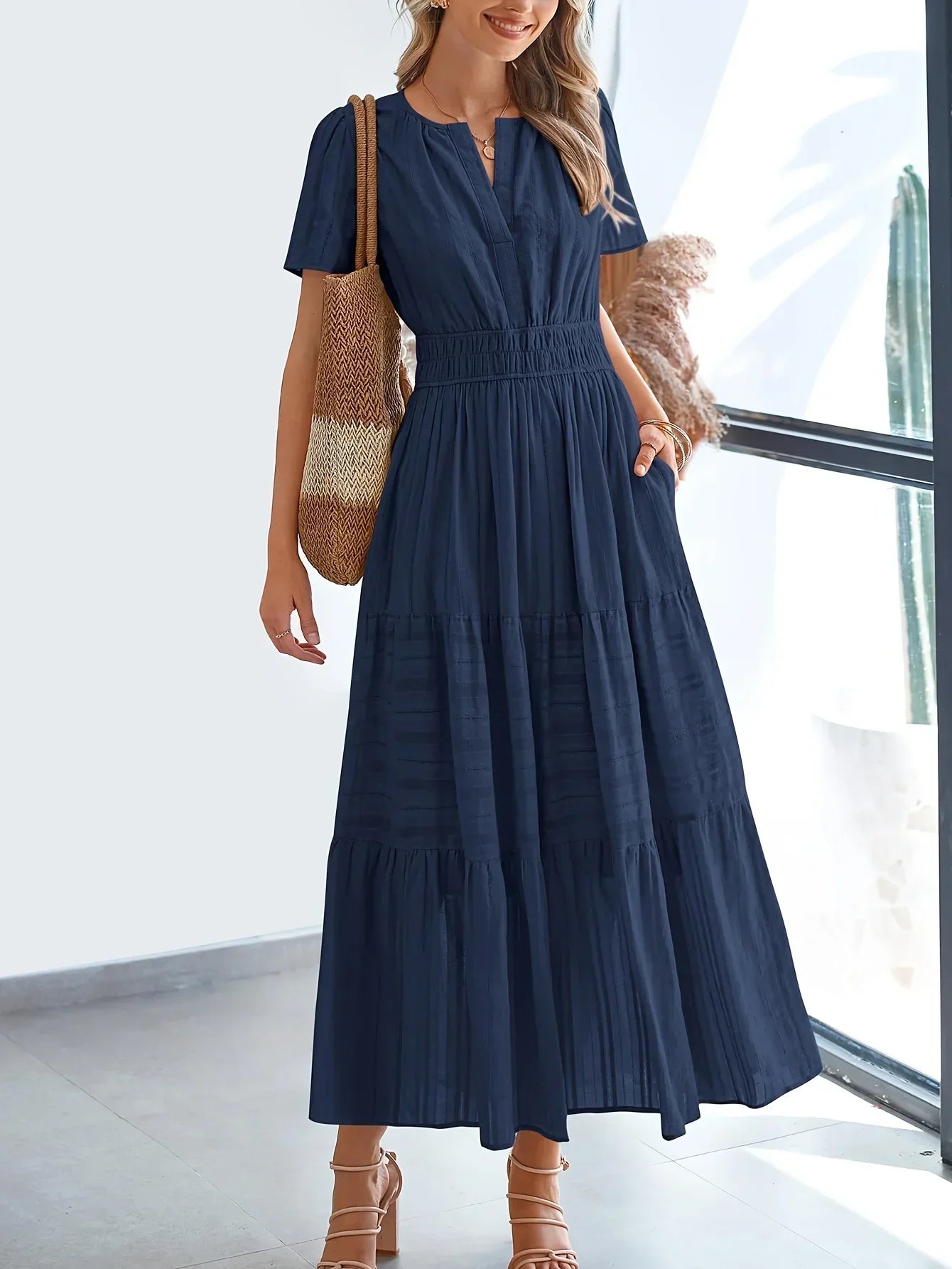 NATALIE™ - VESTIDO ELEGANTE E LISONJANTE