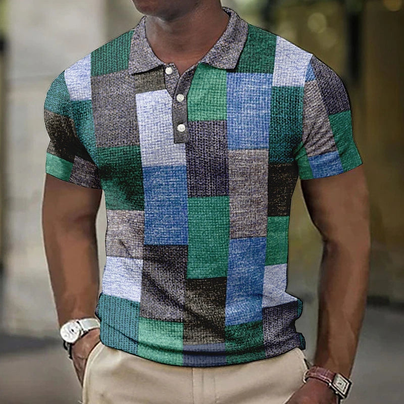 Raffaele™ POLO MULTICOLORIDO EM ESTILO MODERNO