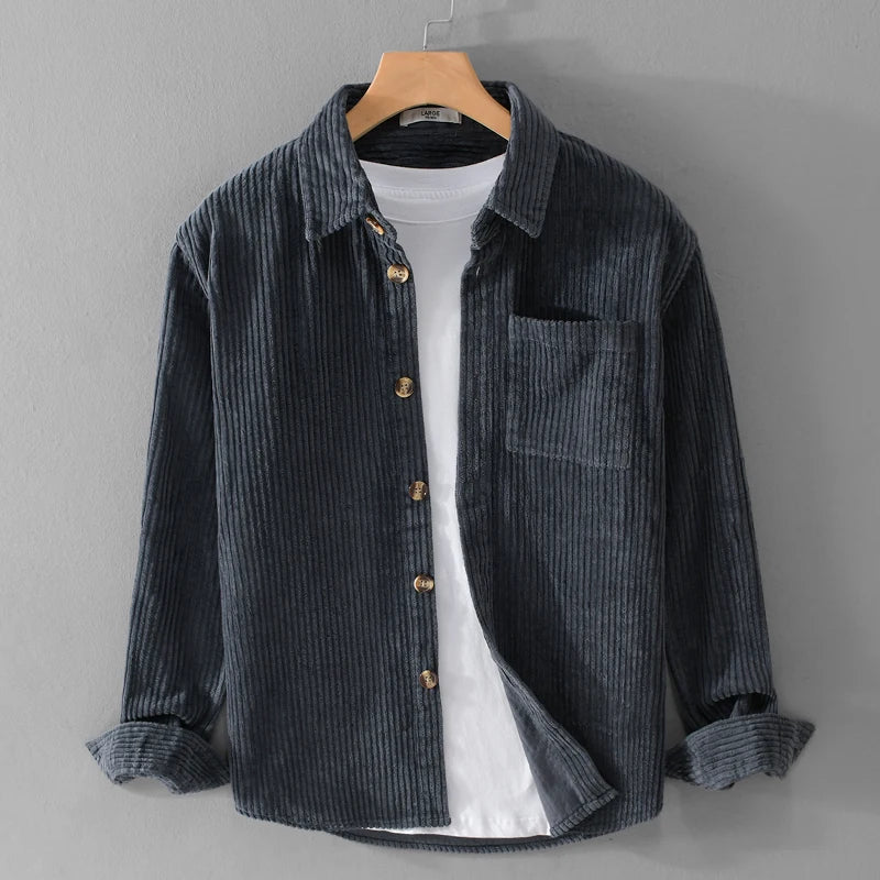 Rafael™ | Camisa de veludo cotelê