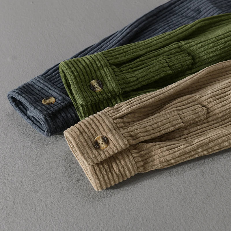 Rafael™ | Camisa de veludo cotelê