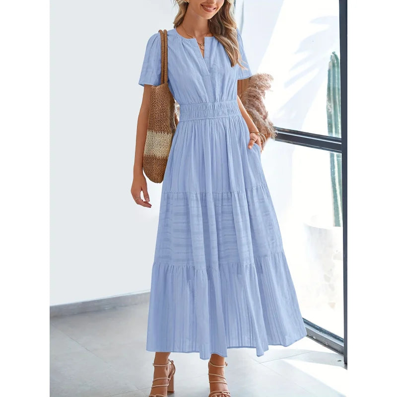 NATALIE™ - VESTIDO ELEGANTE E LISONJANTE