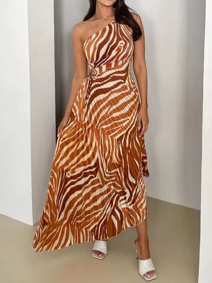 Parker - Vestido de verão elegante plissado