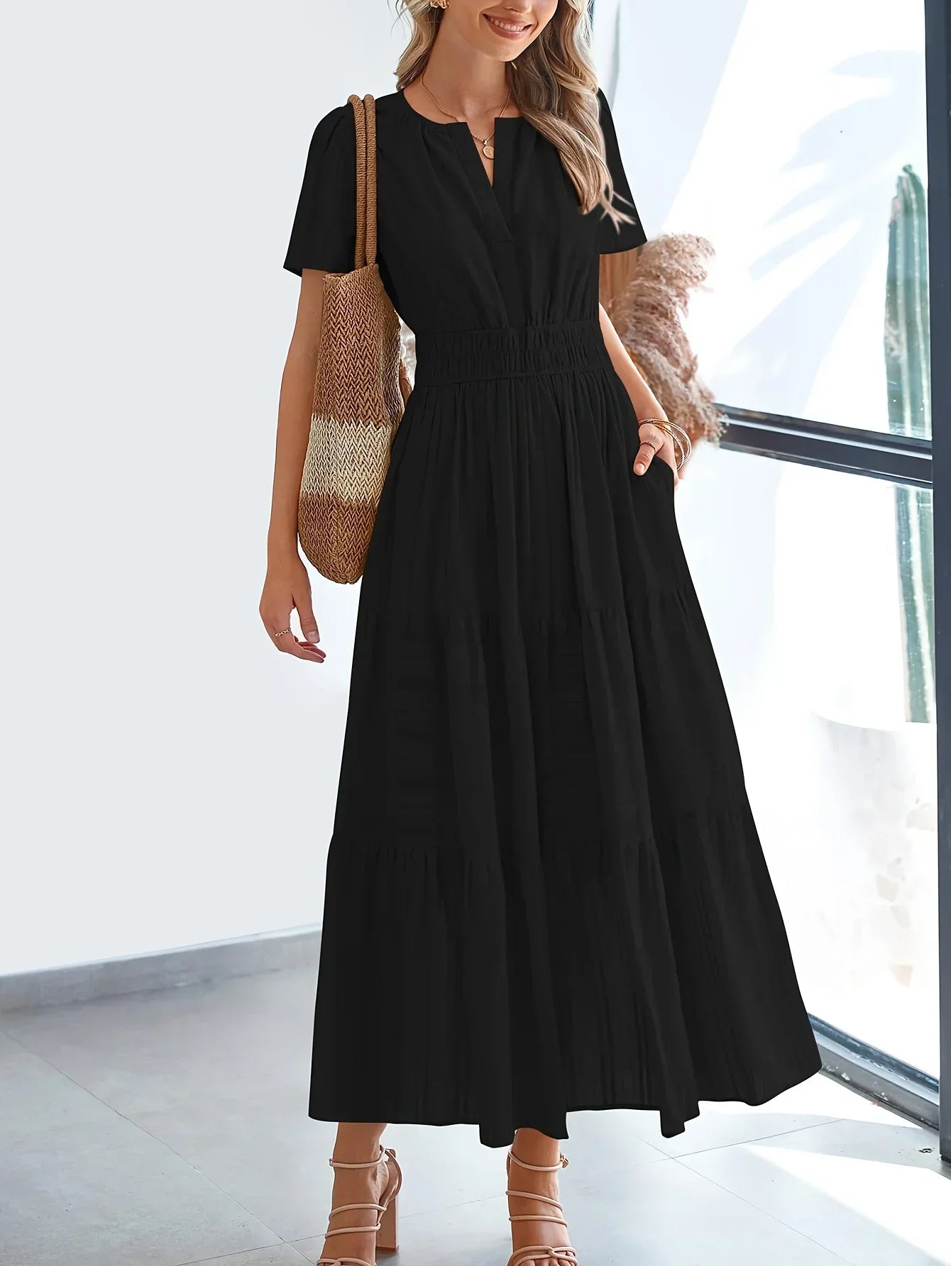NATALIE™ - VESTIDO ELEGANTE E LISONJANTE
