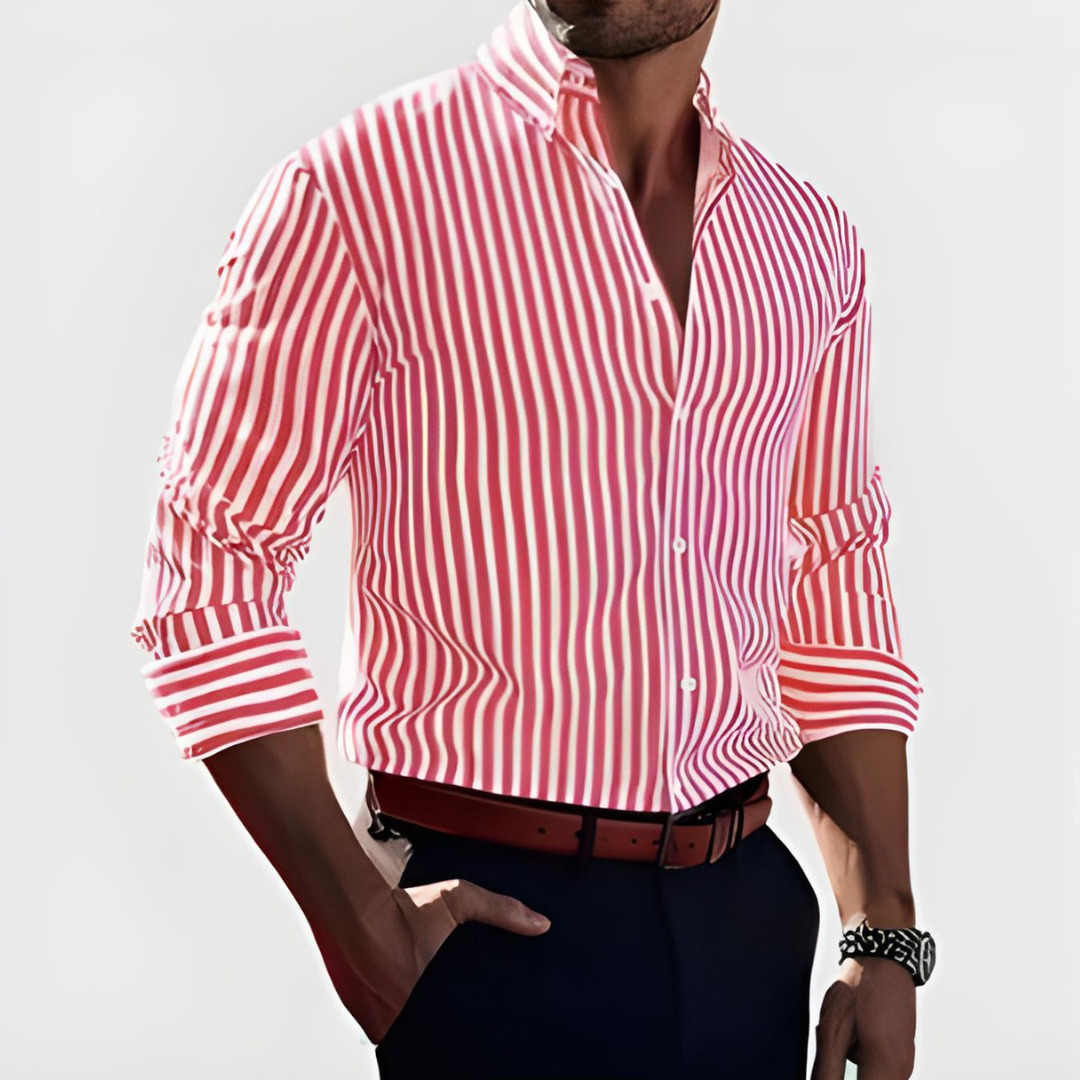Willem™| Camisa de verão às riscas elegante