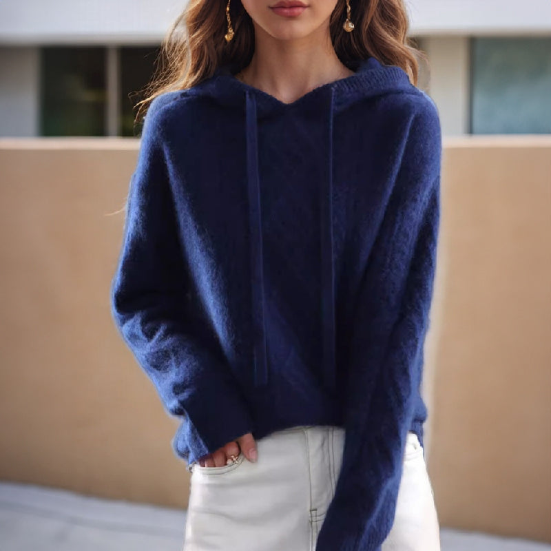 Christina|Camisola com capuz aconchegante