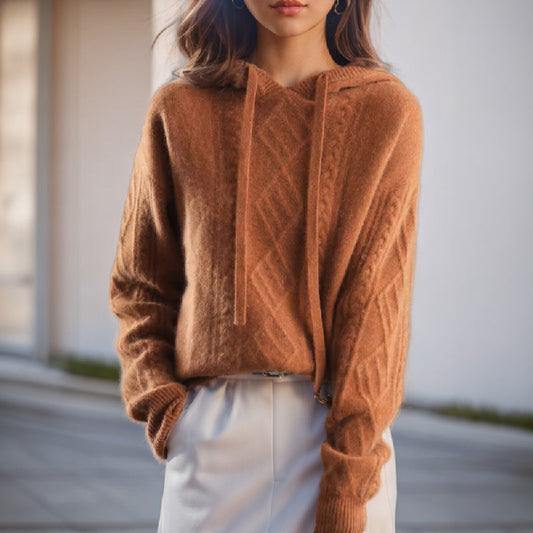 Christina|Camisola com capuz aconchegante
