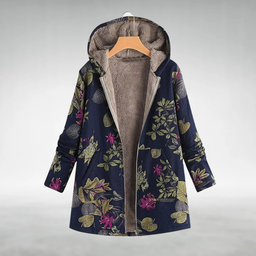 Sofia™ | Jaqueta de lã floral estilosa