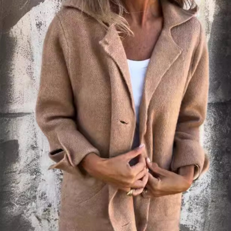 Urbane® | Casaco casual de comprimento médio para mulher