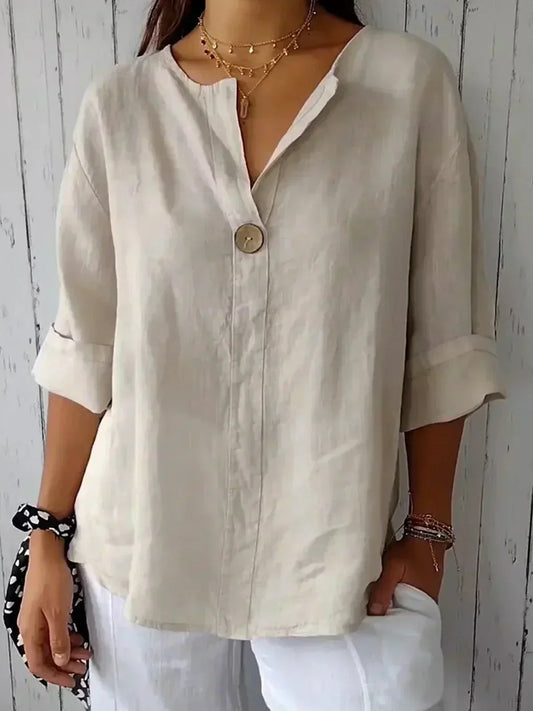 Aria | Blusa Casual Decote V