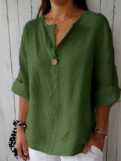 Aria | Blusa Casual Decote V