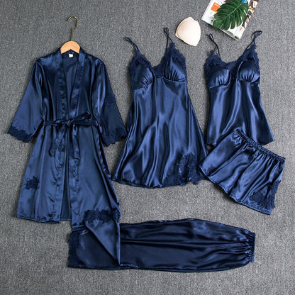 Helene | Conjunto de Pijamas de 5 Peças