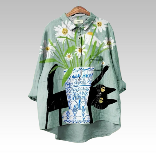 Erna | Blusas florais clássicas