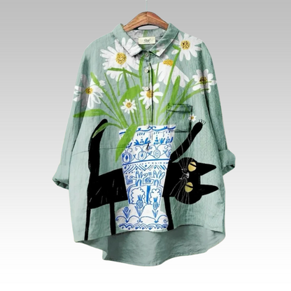 Erna | Blusas florais clássicas