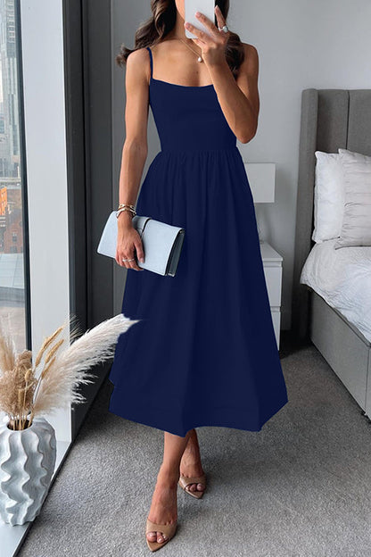 Martina™ | Vestido midi com alças