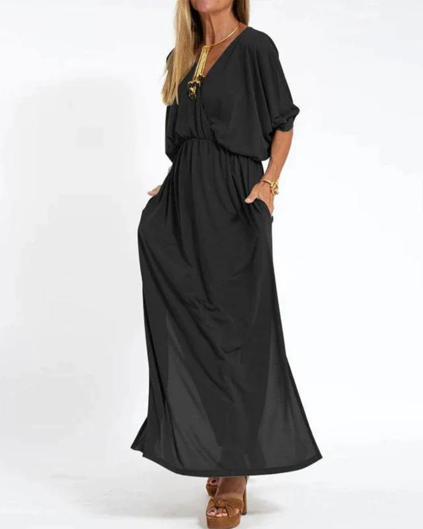 LANI – Vestido longo vintage