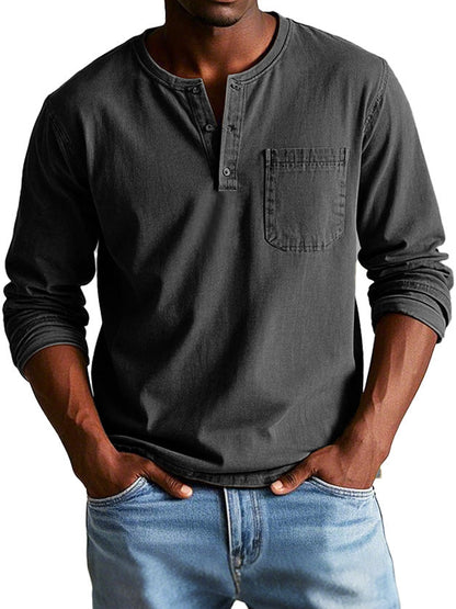 Lenoir™ | Camisa vintage de manga comprida