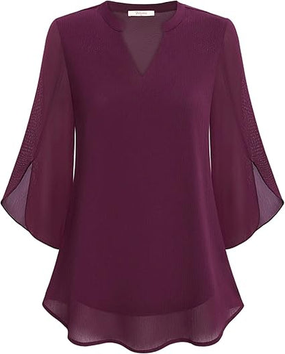 Annelyn | Blusa Luxuosa em Camadas