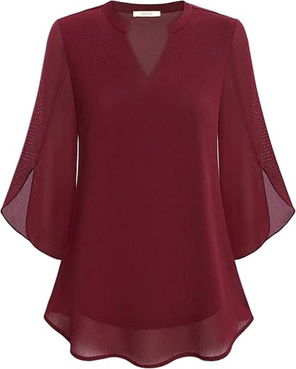 Annelyn | Blusa Luxuosa em Camadas