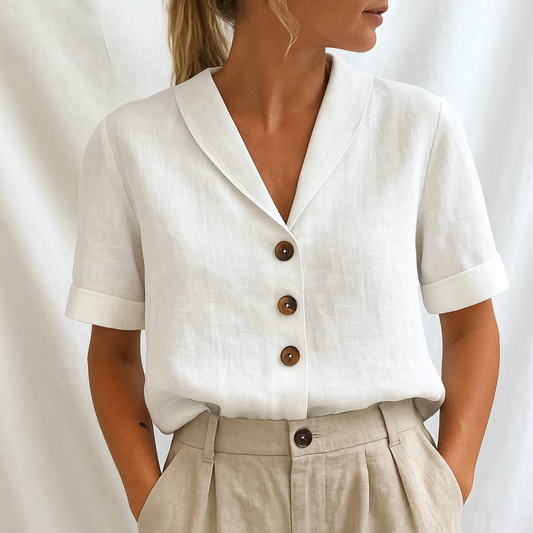 Lois | Blusa lisa elegante