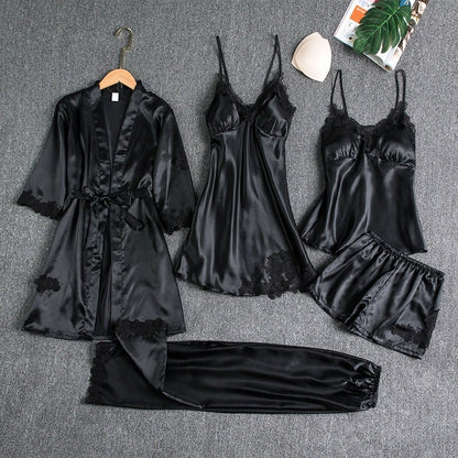 Helene | Conjunto de Pijamas de 5 Peças
