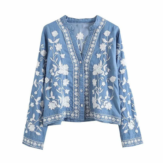 Teodora™ | CARDIGAN FLORAL ELEGANTE