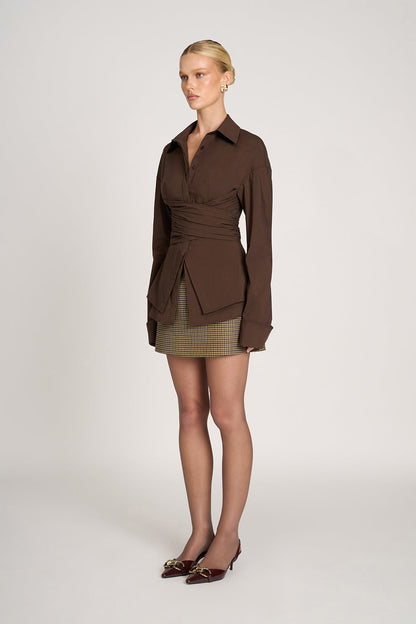 Freya™ | Camisa envelope sob medida