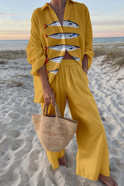 Claudine™ | Conjunto feminino leve e sofisticado para dias de verão