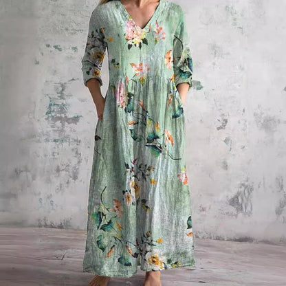 Aisling™ - Vestido de verão elegante em alta qualidade com padrão floral